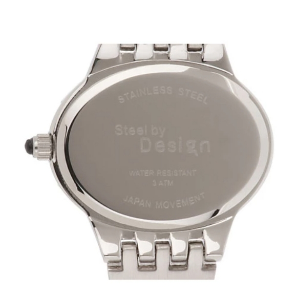 Steel by Design Blue Oval Ladies Watch - Picture 2 of 4